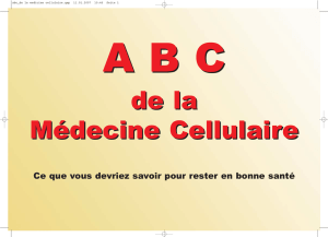 ABC de la Médecine Cellulaire - Alliance du Dr Rath pour la Santé