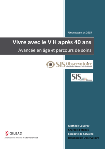 Vivre avec le VIH après 40 ans