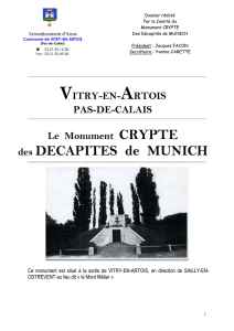 monument crypte des decapites de munich - Vitry-en