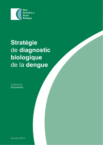 Stratégie de diagnostic biologique de la dengue