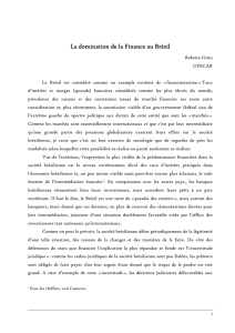 La domination de la Finance au Brésil