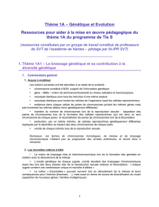 Ressources pour le thème 1