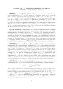 Exercices (Séries de Fourier et Espaces de Hilbert)