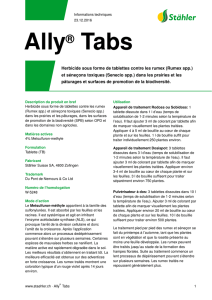 Ally® Tabs - Stähler Suisse SA