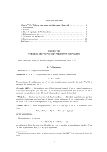 Table des mati`eres Cours VIII. Théorie des topos et faisceaux