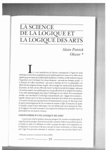 Olivier-Logique des arts - iFAC