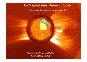 Le Magnétisme interne du Soleil
