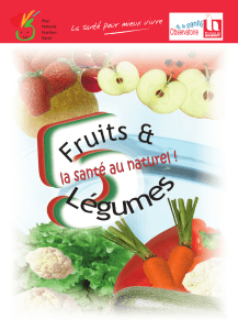 Fruits et légumes