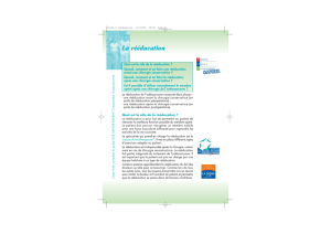 La rééducation