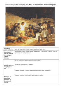 Francisco Goya, Tres de mayo (3 mai 1808), les fusillades à la
