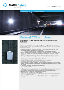 Luminaire Led urgence tunnel FuturaECOLum