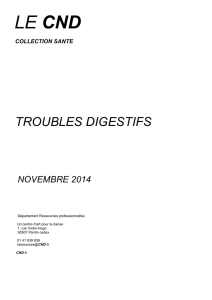 troubles digestifs