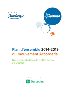 Plan d`ensemble 2014-19 du mouvement Accorderie