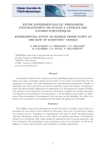 Etude expérimentale du phénomène d - Archimer