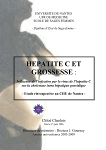 hepatite c et grossesse - Service Central d`Authentification