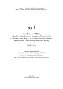 Inventaires - Archives Départementales de la Moselle