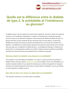 Quelle est la différence entre le diabète de type 2