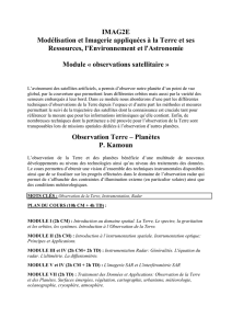 M2S1 Observations satellitaires