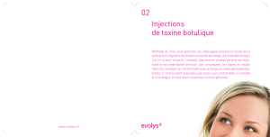 02 Injections de toxine botulique