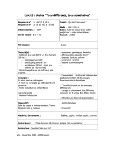 Fiche sequences 1 et 2 matin