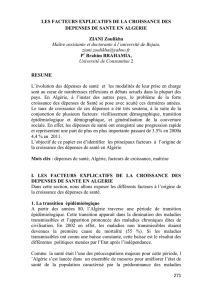 271 LES FACTEURS EXPLICATIFS DE LA CROISSANCE DES