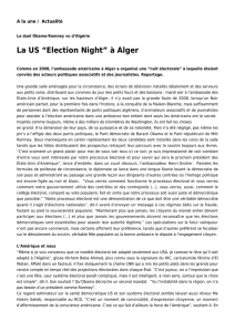 La US “Election Night” à Alger: Toute l`actualité sur liberte
