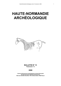 HAUTE-NORMANDIE ARCHÉOLOGIQUE