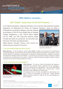 AKA Optics raconte… - Provence Promotion
