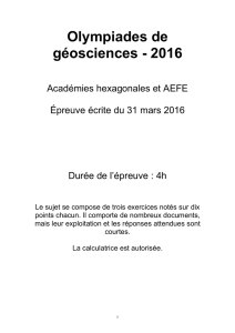 Le sujet 2016 - Académie de Nice