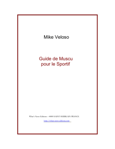 Mike Veloso Guide de Muscu pour le Sportif