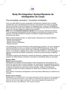 Body Re-Integration System/Systeme de réintegration du