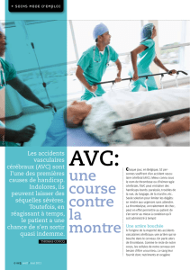 avc - Cliniques universitaires Saint-Luc