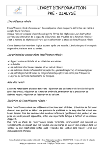 Livret d`information pré-dialyse