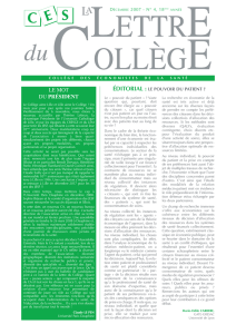 Lettre Décembre 2007 v6.qxp - Collège des Économistes de la Santé