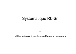 3-Systématique Rb-Sr