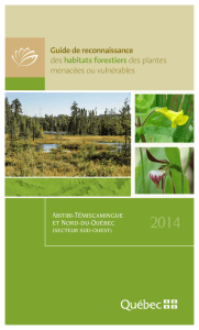 Guide de reconnaissance des habitats forestiers des plantes