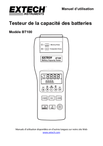 Testeur de la capacité des batteries