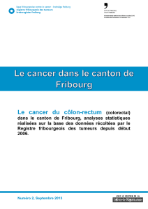 Le cancer du côlon-rectum (colorectal)