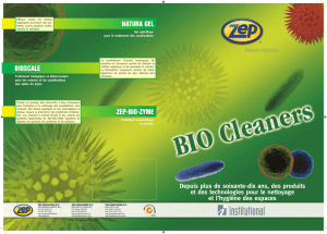 BIO Cleaners - Zep Industries