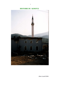 histoire du kosovo - retour à la page d`accueil
