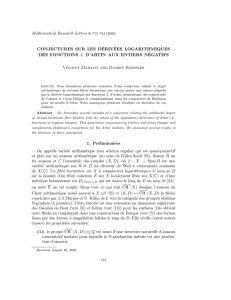 Mathematical Research Letters 9, 715–724 (2002) CONJECTURES