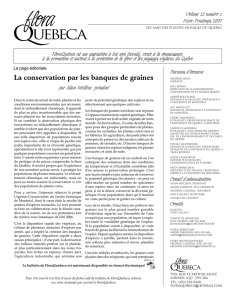 conservation - FloraQuebeca