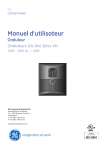 USER MANUAL VH-UL UPS 2000