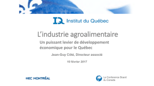 L`industrie agroalimentaire