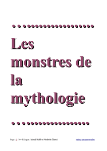 Les monstres de la mythologie - Académie de Nancy-Metz
