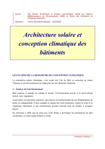 Architecture solaire et - Baumard maison bioclimatique
