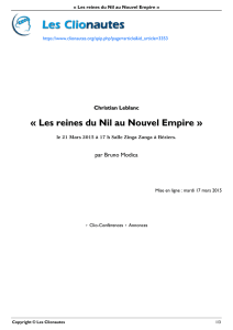 Les reines du Nil au Nouvel Empire