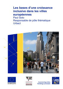 Les bases d`une croissance inclusive dans les villes européennes