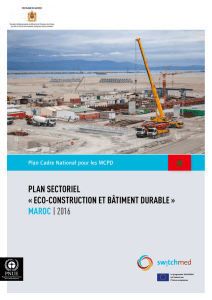 plan sectoriel « eco-construction et bâtiment durable