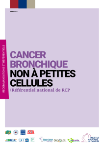 cancer bronchique non à petites cellules - Santé